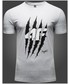 T-shirt - koszulka męska 4F T-shirt męski Maciek Kot Collection TSM500 - szary melanż -