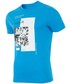 T-shirt - koszulka męska 4F T-shirt męski TSM255z - niebieski -