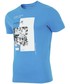 T-shirt - koszulka męska 4F T-shirt męski TSM255z - niebieski -