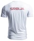 T-shirt - koszulka męska 4F Koszulka funkcyjna męska Serbia Pyeongchang 2018 TSMF700 - biały -