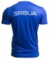 T-shirt - koszulka męska 4F Koszulka funkcyjna męska Serbia Pyeongchang 2018 TSMF700 - kobalt -