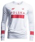T-shirt - koszulka męska 4F Longsleeve męski Polska Pyeongchang 2018 TSML210 - BIAŁY -