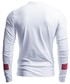 T-shirt - koszulka męska 4F Longsleeve męski Polska Pyeongchang 2018 TSML210 - BIAŁY -