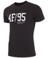 T-shirt - koszulka męska 4F T-shirt męski TSM264z - czarny -