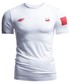 T-shirt - koszulka męska 4F Koszulka funkcyjna męska Polska Pyeongchang 2018 TSMF900 - biały