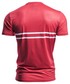 T-shirt - koszulka męska 4F Koszulka funkcyjna męska Polska Pyeongchang 2018 TSMF900 - czerwony wiśniowy