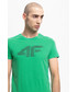 T-shirt - koszulka męska 4F T-shirt męski TSM252 - zielony