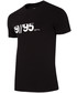 T-shirt - koszulka męska 4F T-shirt męski TSM254 - głęboka czerń