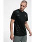 T-shirt - koszulka męska 4F Koszulka do biegania męska TSMF257 - głęboka czerń