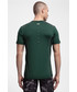 T-shirt - koszulka męska 4F Koszulka do biegania męska TSMF216 - ciemna zieleń
