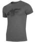 T-shirt - koszulka męska 4F T-shirt męski TSM280 - ciemny szary melanż