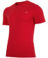 T-shirt - koszulka męska 4F T-shirt męski TSM300 - czerwony