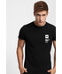T-shirt - koszulka męska 4F T-shirt męski TSM207 - głęboka czerń