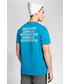 T-shirt - koszulka męska 4F Koszulka męska 4Hills TSM100 - niebieski