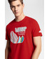 T-shirt - koszulka męska 4F Koszulka męska 4Hills TSM100 - czerwony