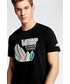 T-shirt - koszulka męska 4F Koszulka męska 4Hills TSM100 - głęboka czerń