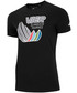 T-shirt - koszulka męska 4F Koszulka męska 4Hills TSM100 - głęboka czerń
