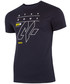 T-shirt - koszulka męska 4F T-shirt męski TSM200 - ciemny granat