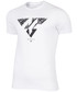 T-shirt - koszulka męska 4F T-shirt męski TSM201 - biały