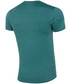 T-shirt - koszulka męska 4F Koszulka treningowa męska TSMF301 - morska zieleń melanż