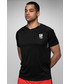 T-shirt - koszulka męska 4F Koszulka piłkarska męska  Football Team TSMF290 - głęboka czerń