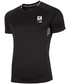 T-shirt - koszulka męska 4F Koszulka piłkarska męska  Football Team TSMF290 - głęboka czerń