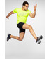 T-shirt - koszulka męska 4F Koszulka do biegania męska TSMF204 - soczysta zieleń neon