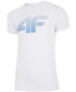 T-shirt - koszulka męska 4F T-shirt męski TSM312 - biały