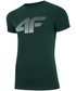T-shirt - koszulka męska 4F T-shirt męski TSM312 - ciemna zieleń