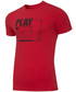 T-shirt - koszulka męska 4F T-shirt męski TSM004 - czerwony