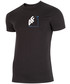 T-shirt - koszulka męska 4F T-shirt męski TSM003 - głęboka czerń