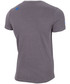 T-shirt - koszulka męska 4F T-shirt męski TSM009 - średni szary melanż