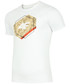 T-shirt - koszulka męska 4F T-shirt męski TSM010 - biały