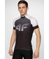 T-shirt - koszulka męska 4F Koszulka rowerowa męska RKM151 - głęboka czerń