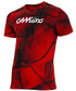 T-shirt - koszulka męska 4F T-shirt męski TSM239 - czerwony allover