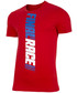 T-shirt - koszulka męska 4F T-shirt męski TSM232 - czerwony