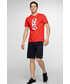 T-shirt - koszulka męska 4F T-shirt męski TSM233 - czerwony