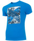 T-shirt - koszulka męska 4F T-shirt męski TSM025A - denim