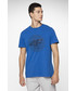 T-shirt - koszulka męska 4F T-shirt męski TSM248 - niebieski
