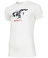 T-shirt - koszulka męska 4F T-shirt męski TSM238 - biały