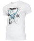 T-shirt - koszulka męska 4F T-shirt męski TSM253 - biały