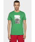 T-shirt - koszulka męska 4F T-shirt męski TSM013 - zielony