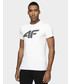 T-shirt - koszulka męska 4F T-Shirt męski TSM301 - biały