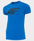 T-shirt - koszulka męska 4F T-Shirt męski TSM301 - kobalt