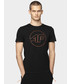 T-shirt - koszulka męska 4F T-shirt męski TSM231 - głęboka czerń