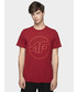 T-shirt - koszulka męska 4F T-shirt męski TSM231 - burgund