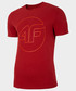 T-shirt - koszulka męska 4F T-shirt męski TSM231 - burgund