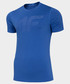 T-shirt - koszulka męska 4F Koszulka treningowa męska TSMF004 - niebieski
