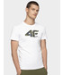 T-shirt - koszulka męska 4F T-shirt męski TSM214 - biały