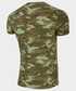T-shirt - koszulka męska 4F T-shirt męski TSM077 - khaki allover
